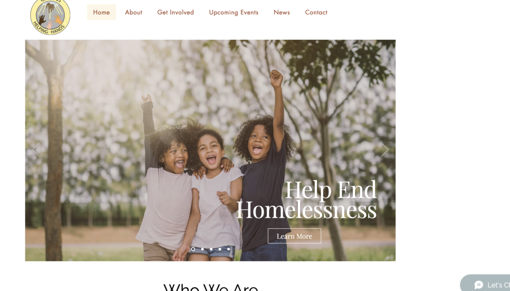 Glorious Helping Hands, Inc. Site Image